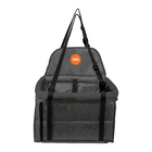 Bolsa de Transporte para Cachorro e Gato Couro Sintético Grafite Tubline