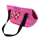 Bolsa De Transporte Para Cães E Gatos Poá Pink Minnie Disney