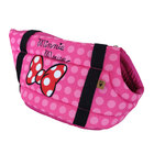 Bolsa De Transporte Para Cães E Gatos Poá Pink Minnie Disney