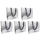 Bolsa Ecobag Sacola De Ombro Ecologica Kit 5 Uni Dobravel Mer