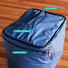 Bolsa Frasqueira Térmica 15 Litros Impermeável Variação: Azul