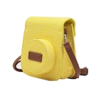 Bolsa Instax Mini 9 Fujifilm Amarelo Banana Listrada + Filme