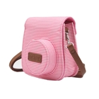 Bolsa Instax Mini 9 Fujifilm Rosa Chiclé Listrada + Filme Ins