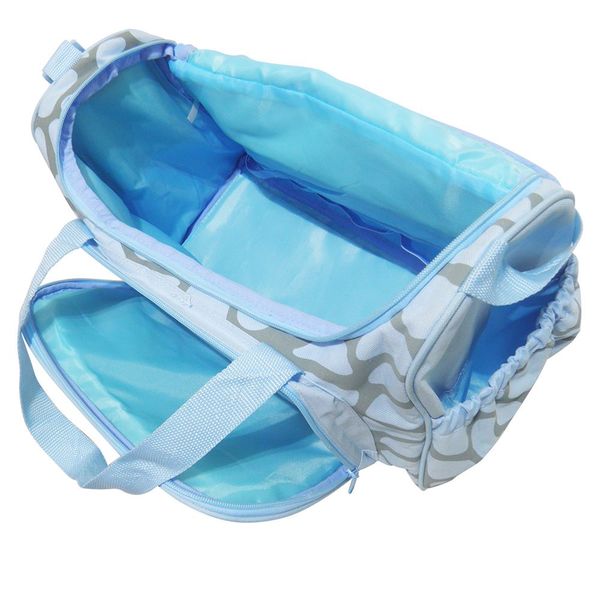 Bolsa Maternidade Trocador Grande Bebe Crianca Ipermeavel Azul Leroy Merlin