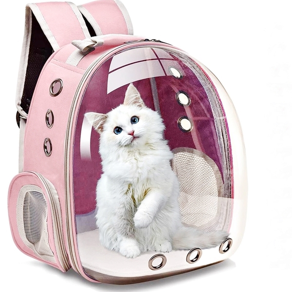 Bolsa Mochila Pet Cães E Gatos Visão Panorâmica Astronauta Em