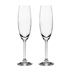 Bolsa Para Degustação Espumante + 2 Taças Cristal E Tampa