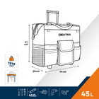 Bolsa para Ferramentas Com Carrinho 44x25x41cm 45L Dexter