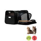Bolsa Pet Expansível Transporte Viagem Cachorros e Gatos Preto