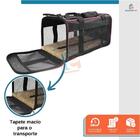 Bolsa Pet Transporte Viagem Cachorros E Gatos Vermelho