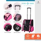 Bolsa Pet Viagem Transporte Cachorros E Gatos Com Rodinha Ros