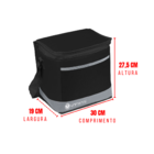 Bolsa Térmica 16 Litros  Preta - Unitermi