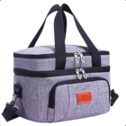 Bolsa Termica Bag Cooler Multiuso Até 30 Latas 2 Andares 24l