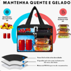 Bolsa Termica Bag Cooler Multiuso Até 30 Latas 2 Andares 24l