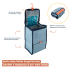 Bolsa Térmica Congelável Duplex Azul - Oikos