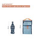 Bolsa Térmica Congelável Duplex Azul - Oikos