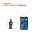 Bolsa Térmica Congelável Duplex Tetris - Oikos Estampado U