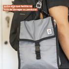 Bolsa Térmica Congelável Lancheira Cinza  - Oikos