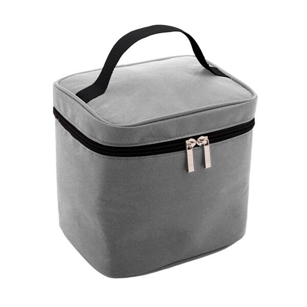 Bolsa Térmica Lyor Easy Life De Poliéster Cinza 17cm