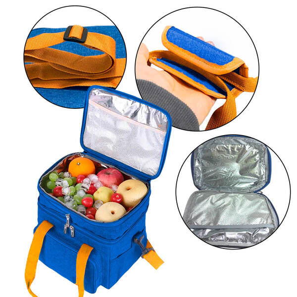 Bolsa Térmica Marmita Lancheira Marmiteira Com Alça Reforçada