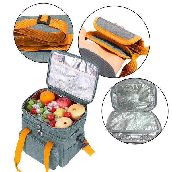 Bolsa Térmica Marmita Lancheira Marmiteira Com Alça Reforçada