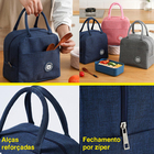 Bolsa Térmica Marmita Lorben Sacola Lancheira Marmiteira Acad