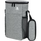 Bolsa Termica Para 2 Garafas De Vinho / Espumante - Cinza