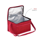Bolsa Térmica Para Armazenar Marmita Com Alça Portátil Vermel