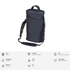 Bolsa Térmica Porta Vinho 2 Garrafas Wine Bag Mala Champagne