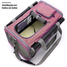 Bolsa Transporte Pet Grande Viagem Avião Madog Wind Rosa