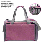 Bolsa Transporte Pet Grande Viagem Avião Madog Wind Rosa