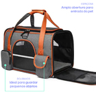 Bolsa Transporte Pet Grande Viagem Cabine Avião Madog Lux Cin