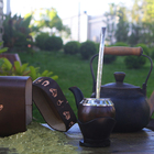 Bomba 24cm Acessório Chimarrão E Tereré Estampada Bojo Mola