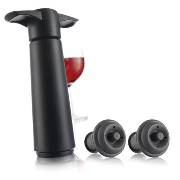Bomba A Vácuo Em Plástico Com 2 Rolhas Vacu Vin Wine Saver 3