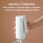 Bomba Agua Eletrica Dobravel 18 L Purificador Filtro Galao Ga