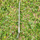 Bomba Chimarrão Achatada Cano Liso Com Rosca 23cm Aço Inox