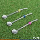 Bomba Chimarrão Compacta Com Rosca Aço Inox 19cm Pedra Decora