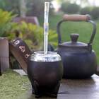 Bomba Chimarrão Para Cuia Com Rosca Aço Inox 304 Banho Ouro C