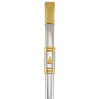 Bomba Chimarrão Rosca Aço Inox 304 Ouro 18k Pingente Desenho