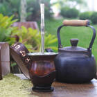 Bomba Chimarrão Tererê 21cm Aço Inox Bojo Mola Estampada Cuia