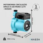 Bomba Circuladora E Pressurizadora Dpa15 1/6 Hp Ekazza