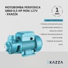 Bomba D'água Periférica Qb60 0,5 Hp Ekazza