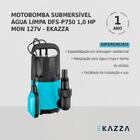 Bomba D'água Submersível Dfs-p750 1,0 Hp Ekazza