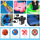 Bomba De Ar Elétrico Inflador Colchão Inflável Bivolt + 12v