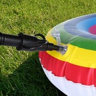 Bomba De Ar Encher Colchão Inflável Piscina Boia Mangueira Fl