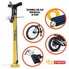 Bomba De Ar Manual P/ Encher Pneus De Bicicleta, Carro E Moto