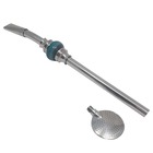 Bomba De Chimarrão Inox Anel Pedra Ágata Com Rosca Biqueira A