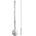 Bomba De Chimarrão Tereré Aço Inox 23cm Com Rosca Pingente Ca