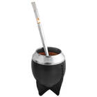 Bomba De Chimarrão Tereré Aço Inox 23cm Com Rosca Pingente Ca