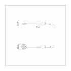 Bomba De Chimarrão Tramontina Ilex Em Aço Inox Com Rosca E Pe