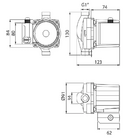 Bomba De Circulação De Água Quente Bcl-6 Lorenzetti - 220v -